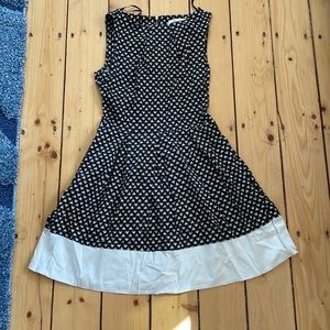 Black and white heart dress